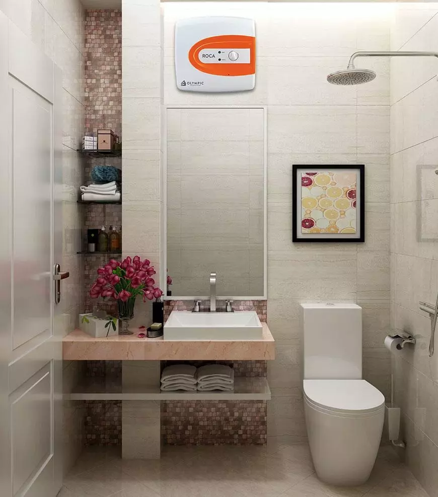 Gia chủ nên chọn màu sắc bình nóng lạnh phù hợp với gam màu nội thất