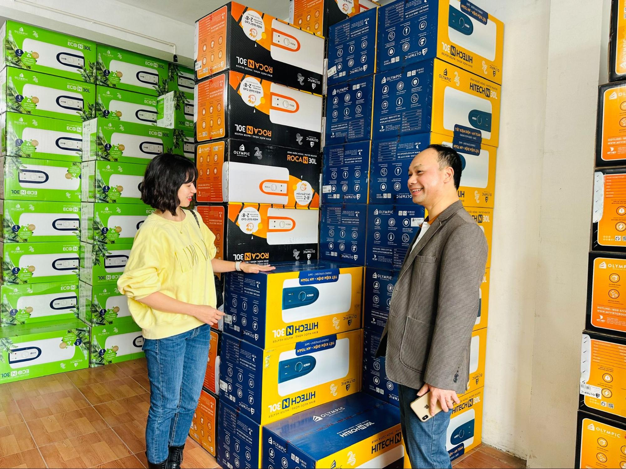 Mua sản phẩm bình nóng lạnh tại đại lý chính hãng gần nhất