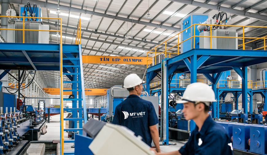 Dây chuyền sản xuất tôn Olympic hiện đại bậc nhất hiện nay