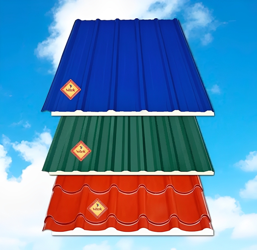 Tôn Vitek có đa dạng kiểu dáng và chức năng