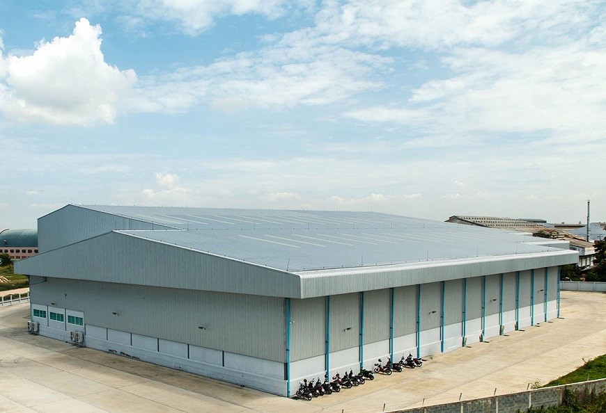 Nhà xưởng sử dụng tôn sóng vuông