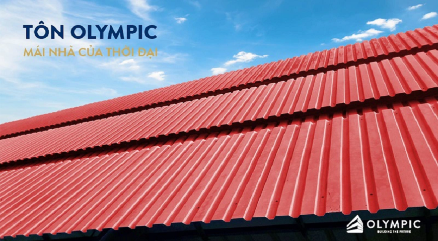 Sử dụng tôn lợp mái Olympic cho ngôi nhà của bạn