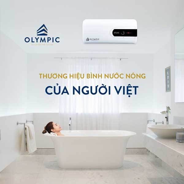 Bình nóng lạnh Olympic- giá trị hoàn hảo trong mỗi gia đình Việt