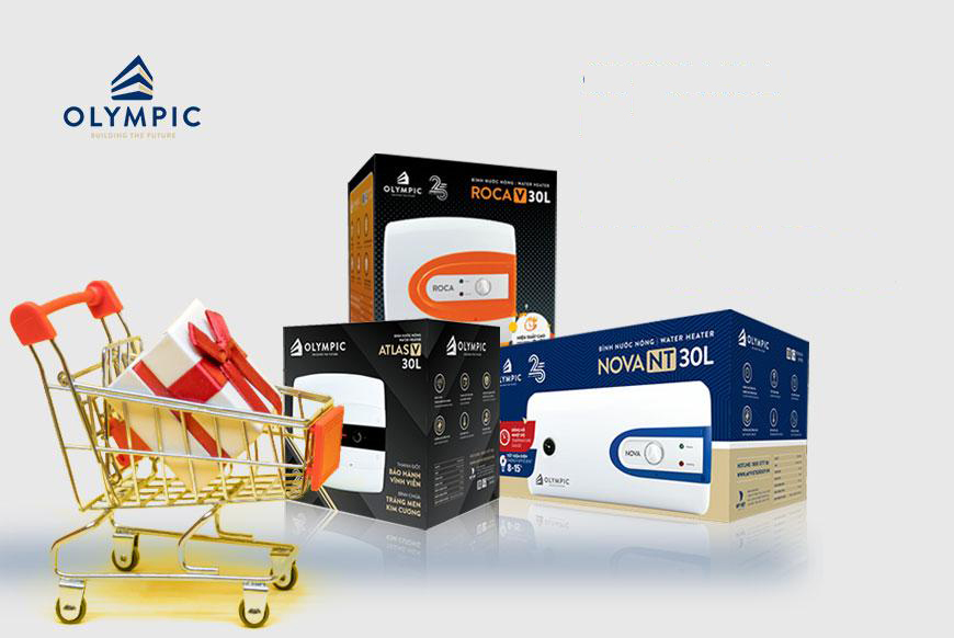 Mua bình nóng lạnh Olympic trực tuyến