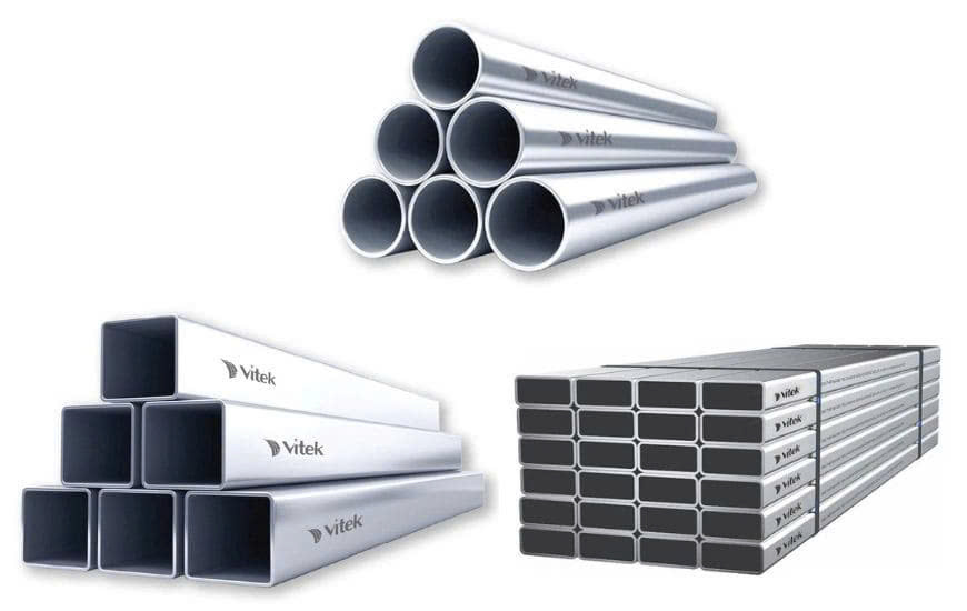 Ống thép mạ kẽm Vitek đa dạng mẫu mã ứng dụng cho nhiều loại công trình