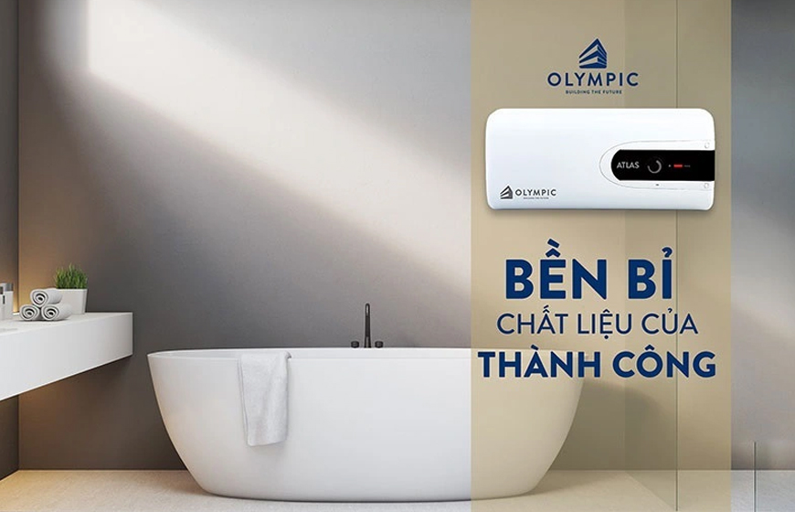 Bình nóng lạnh Olympic bền bỉ với thời gian