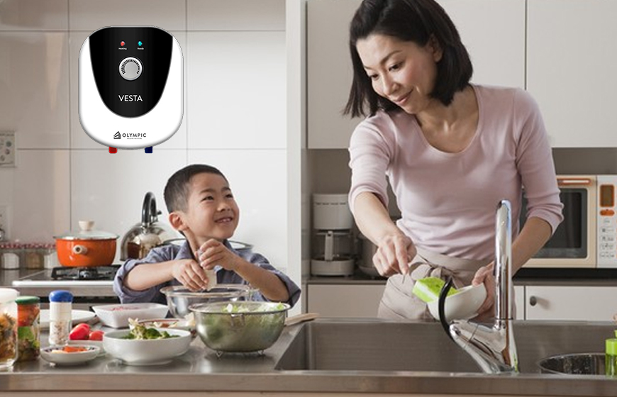 Bình nóng lạnh Vesta - Sản phẩm chuyên dụng cho nhà bếp