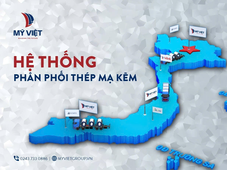 Hệ thống đại lý chính hãng phủ rộng toàn quốc, phục vụ tối đa nhu cầu mua vật liệu xây dựng chất lượng cho công trình Việt