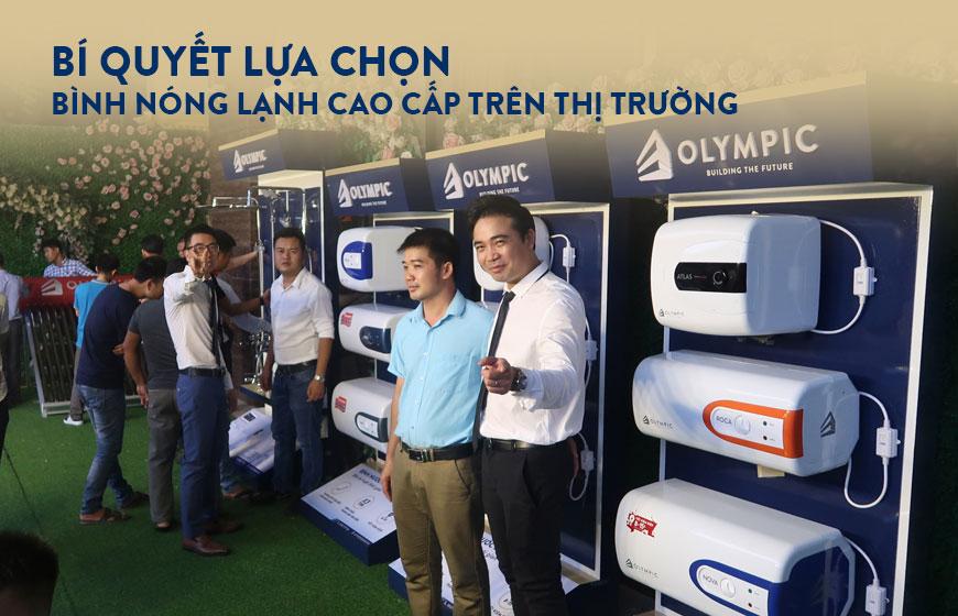 Mua bình nóng lạnh Olympic chính hãng tại hệ thống đại lý của Mỹ Việt Group