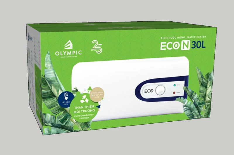 Bình nóng lạnh Olympic Eco- sản phẩm chất lượng, giá cả phải chăng và dịch vụ hậu mãi tốt