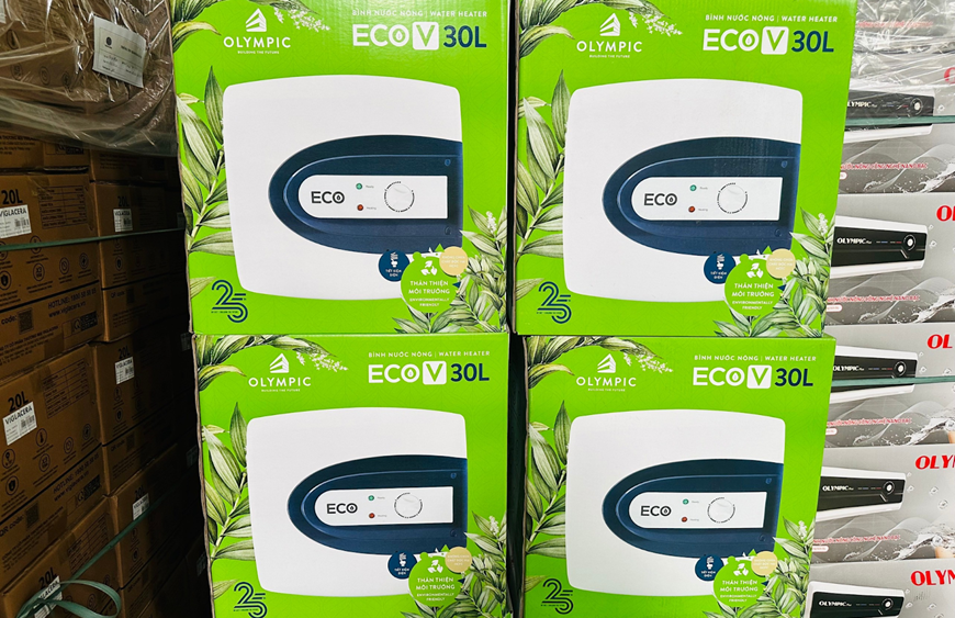 Ghé ngay đại lý bình nóng lạnh Olympic để mua sản phẩm bình Eco với mức giá ưu đãi nhất