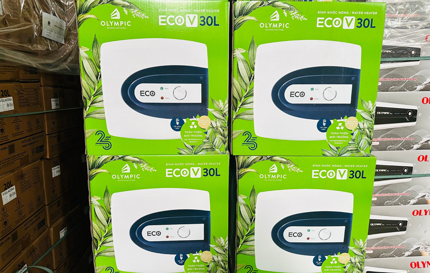Bình nóng lạnh Olympic Eco đem đến hiệu năng vượt xa tầm giá