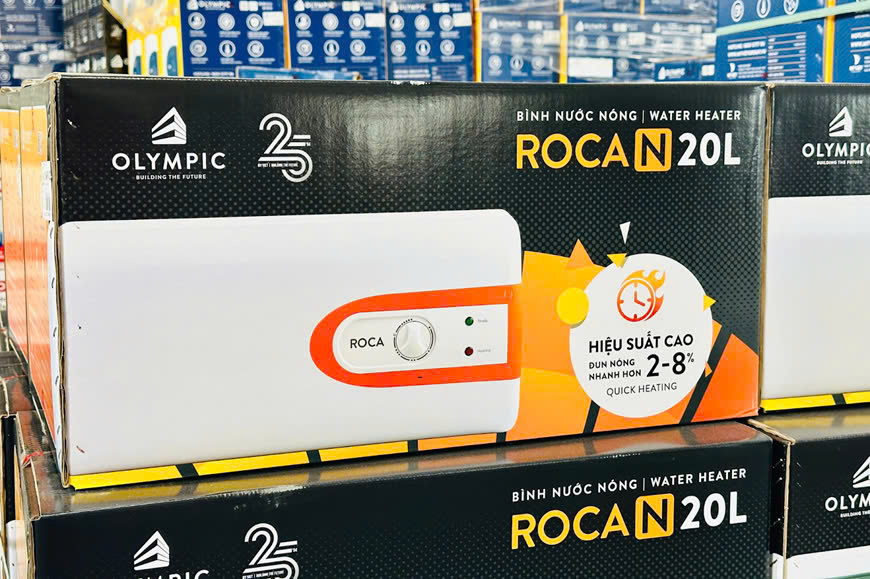 Những lợi ích trên khiến bình nước nóng Olympic Roca 20 lít ngang trở thành một lựa chọn lý tưởng cho các gia đình, mang đến sự tiện nghi, an toàn và tiết kiệm