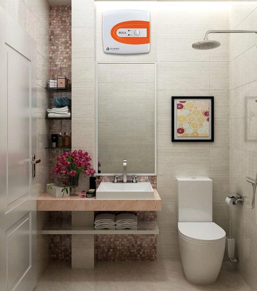 Với thiết kế vuông vắn, hiện đại và dung tích lớn, bình nước nóng Olympic Roca 20l vuông không chỉ đáp ứng tốt nhu cầu nước nóng mà còn mang lại sự sang trọng cho không gian nội thất