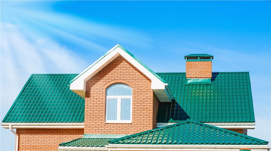 Ưu tiên sắc xanh cho mái nhà để đem lại vượng khí và phong thủy tốt cho công trình của gia chủ mệnh Mộc