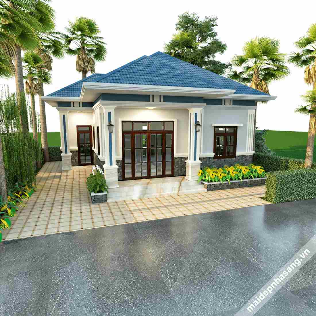 Tôn Olympic góp phần tạo nên những công trình tuyệt đẹp