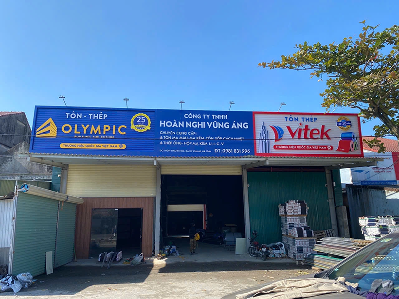 Mua tôn Olympic Plus tại đại lý phân phối chính hãng