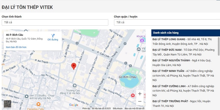 Với hơn 3000 đại lý tôn rộng khắp trên toàn quốc giúp quý khách hàng đặt mua sản phẩm tôn lợp cách nhanh chóng và tiện lợi