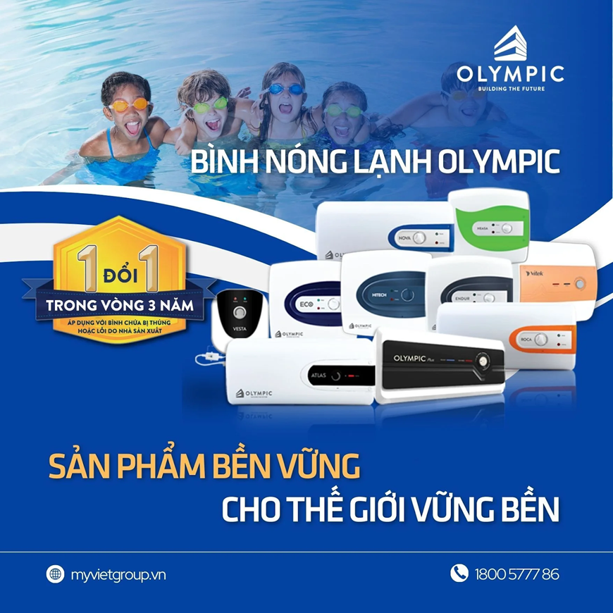 Gia chủ mệnh Mộc tin dùng bình nóng lạnh Olympic, thương hiệu Việt uy tín, tự tin cải thiện chất lượng sống gia đình Việt