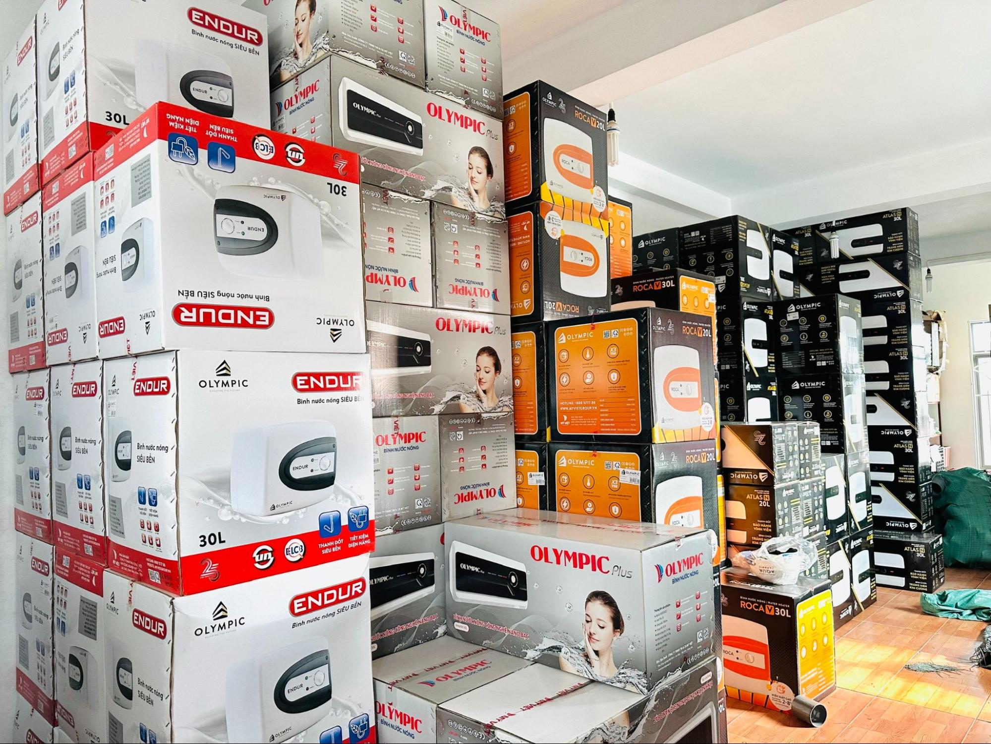 Mua bình nóng lạnh Olympic tại địa chỉ cung cấp uy tín