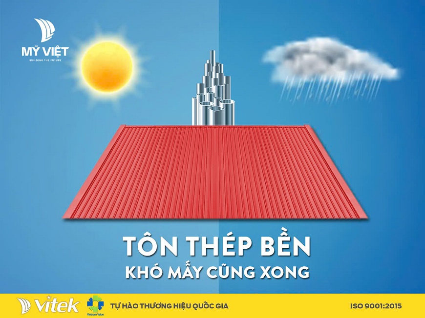 Tôn Vitek đẹp - lắp đặt tốt - áp dụng thêm các mẹo thì khó mấy cũng xong