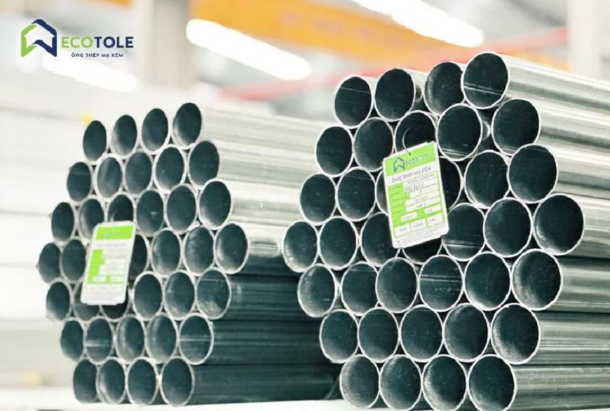 Thép ống mạ kẽm Ecotole có tính chịu lực tốt và ít khi bị biến dạng trong nhiệt độ cao