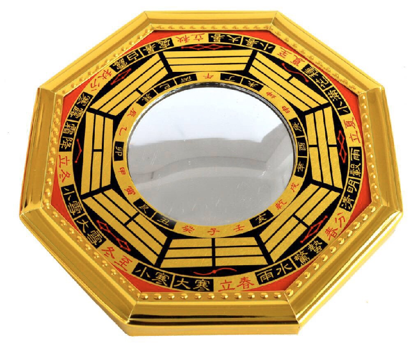 Gương bát quái bằng đồng hóa giải những xui xẻo của hướng nhà xấu