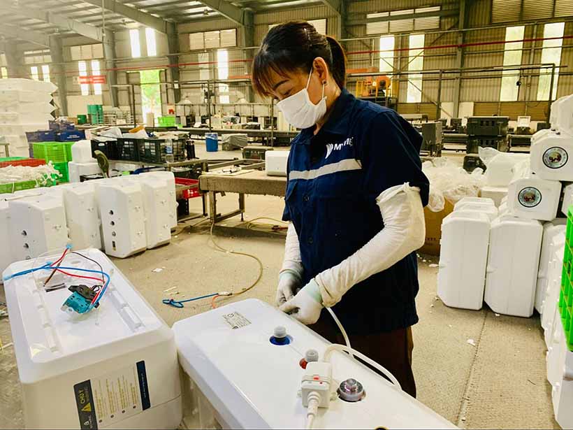 Bình nóng lạnh được sản xuất tỉ mỉ đến từng chi tiết