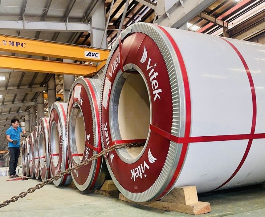 Cuộn thép mạ kẽm Vitek đạt chuẩn