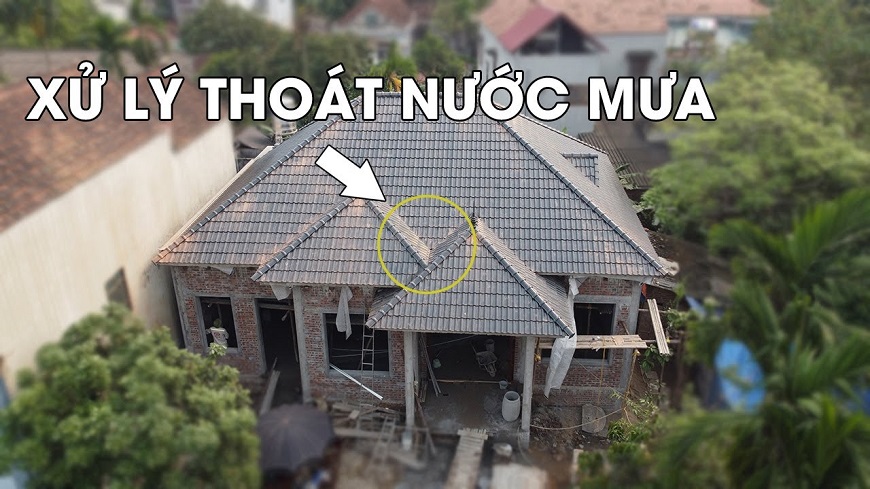 Các lỗ thoát nước cũng cần được xử lý một cách chuyên nghiệp