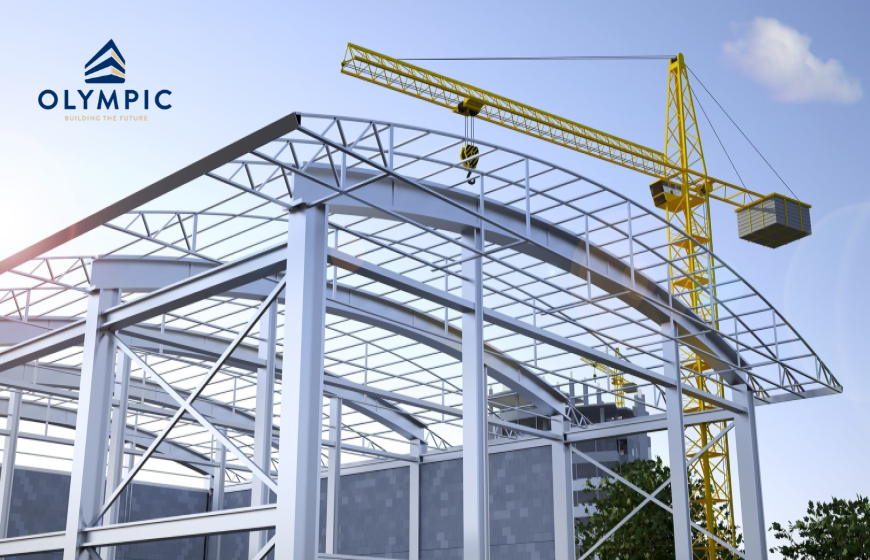 Hệ thống khung kèo lắp đặt tối giản của tôn Olympic đã giúp rút ngắn thời gian lắp đặt mà vẫn đảm bảo tính chắc chắn và an toàn cho công trình