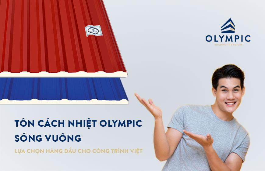 Sản phẩm tôn Olympic đa dạng về mẫu mã lẫn màu sắc