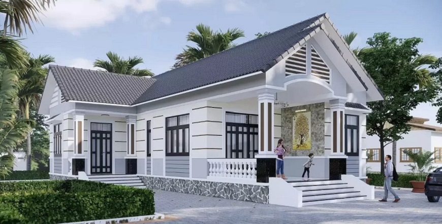 Tôn có chi phí rẻ hơn và có độ bền cao hơn ngói thông thường nên sử dụng tôn lợp mái rất phù hợp cho những ngôi nhà ngân sách dưới 1 tỷ