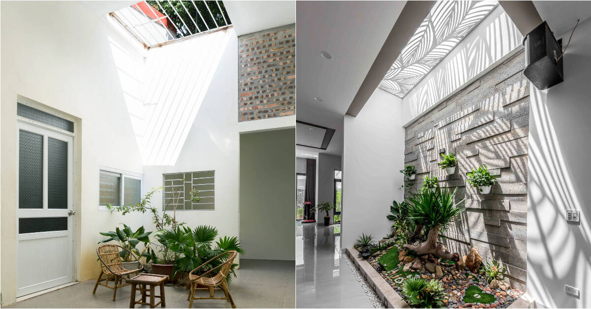 Giếng trời cho nhà cấp 4