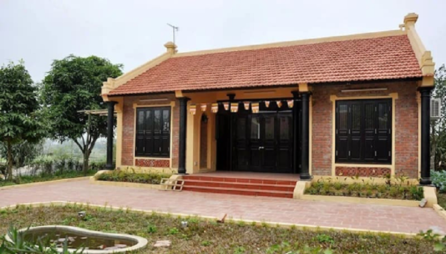 Kiểu mẫu nhà mái chữ A truyền thống