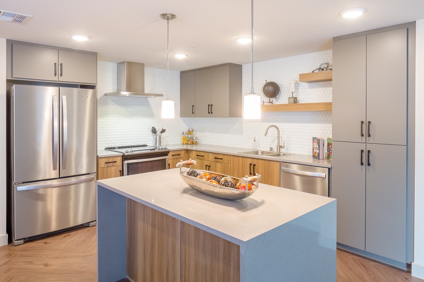 Dù căn bếp nhỏ hay to vẫn cần bảo đảm có 3 vị trí theo quy tắc tam giác