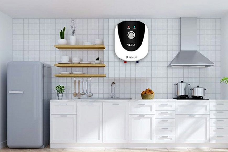 Dạng bếp chữ L tận dụng được tối đa không gian góc chết, tạo sự thuận tiện trong việc di chuyển