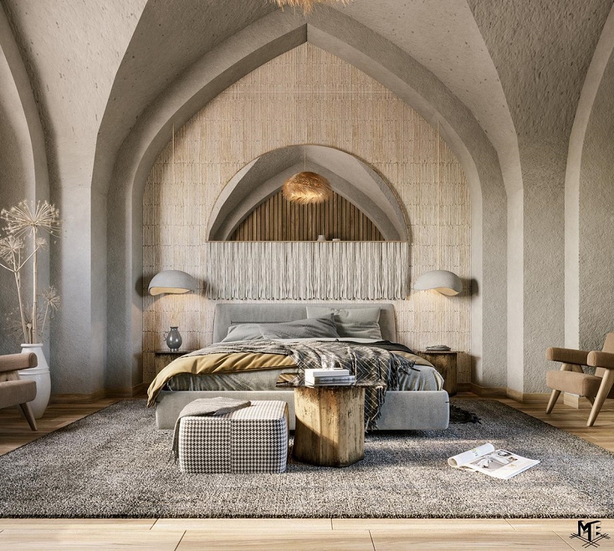 Mẫu thiết kế phòng ngủ phong cách vintage