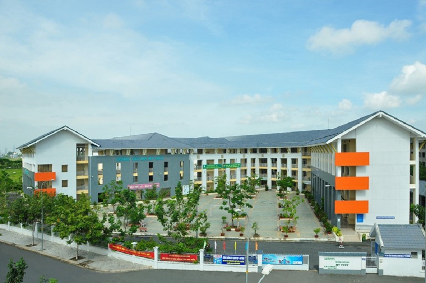 Thiết kế trường học với những khối màu độc đáo