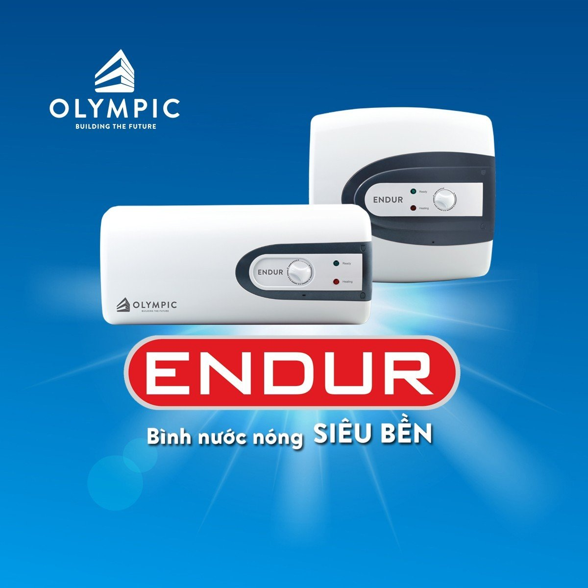 Bình nóng lạnh Olympic Endur siêu bền bỉ