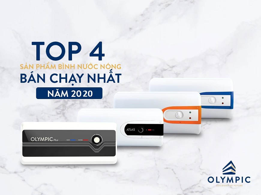 Bình nóng lạnh Olympic màu sắc đa dạng