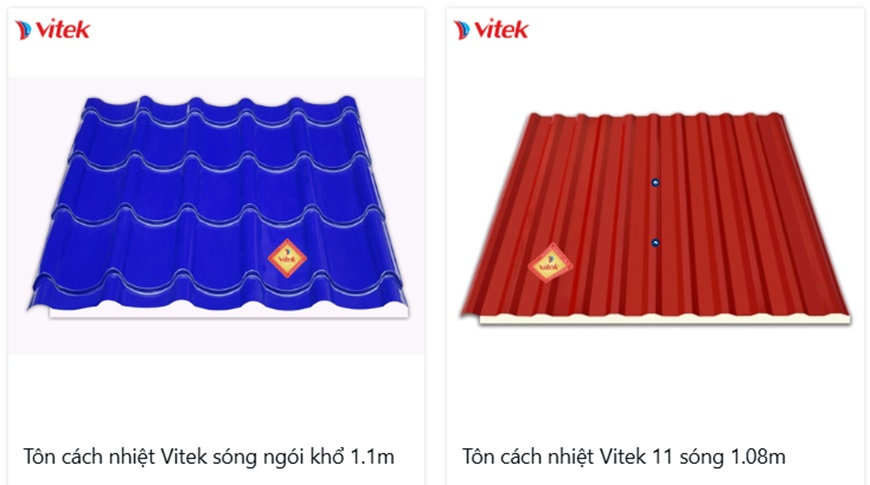 Tôn xốp cách nhiệt Vitek