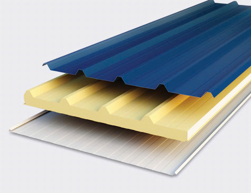 Cấu tạo sản phẩm tôn xốp PU Olympic