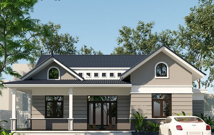 Ngôi nhà vừa mang nét truyền thống lẫn hiện đại nhờ lợp tôn sóng ngói