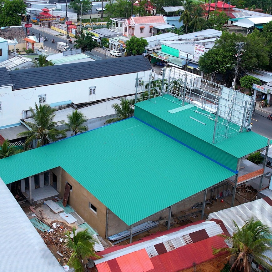 Tôn cán sóng được ứng dụng trong nhà ở