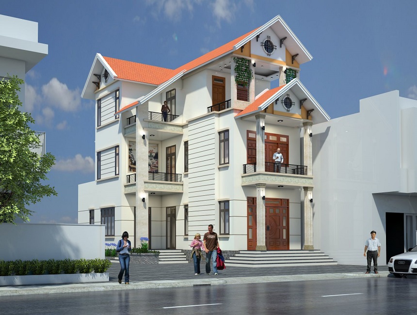 Mẫu biệt thự thiết kế hiện đại