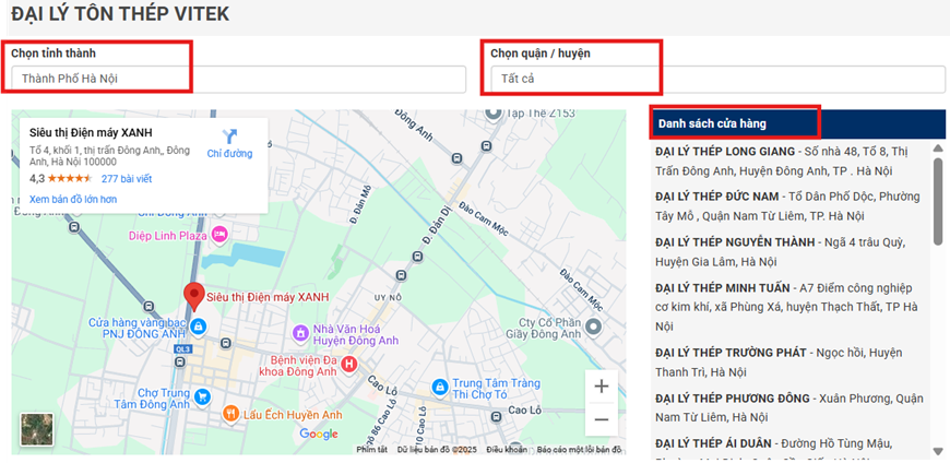 Tìm địa chỉ đại lý gần nhất, để đảm bảo quyền lợi bảo hành 100% cùng giá thành hấp dẫn nhất