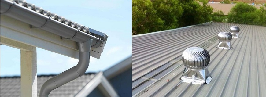 Hệ thống thoát nước và thông gió đóng vai trò quan trọng trong việc duy trì sự khô ráo và ngăn ngừa hư hỏng cho tấm lợp