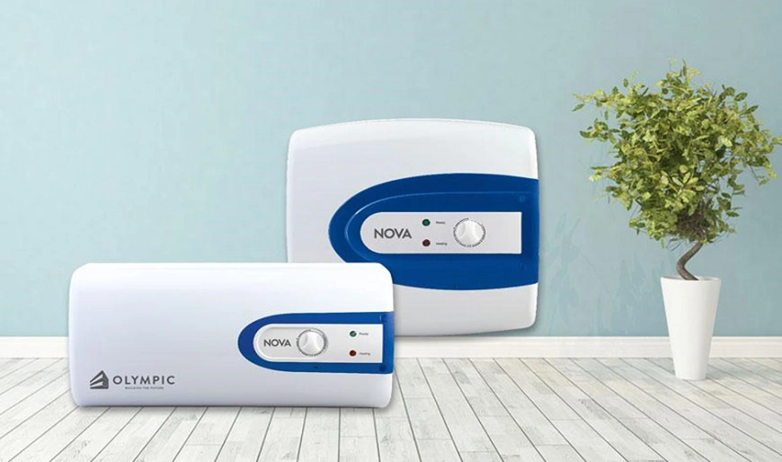 Bình nóng lạnh Olympic Nova được sản xuất với đa dạng dung tích bình và kiểu dáng