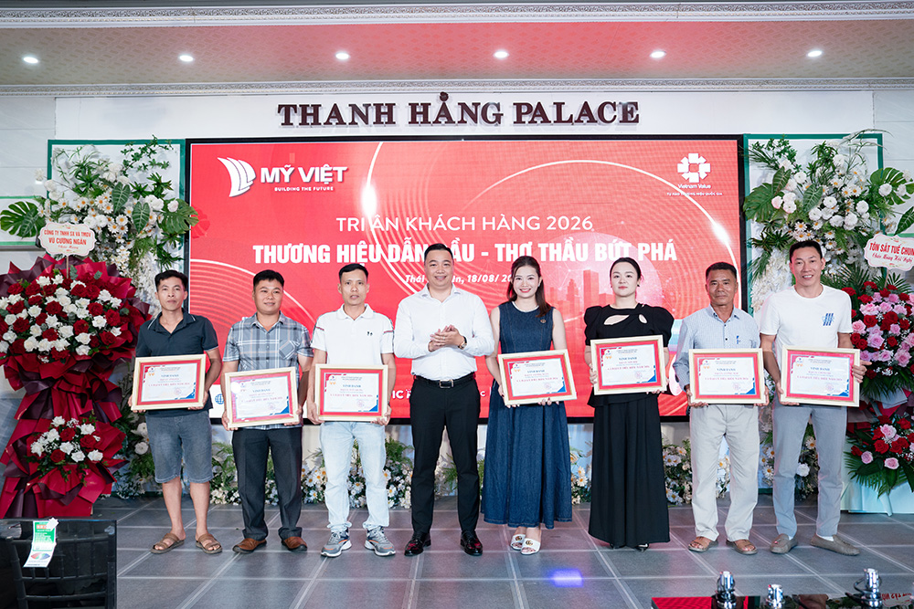 Các đại lý tôn thép tại khu vực Thái Nguyên được vinh danh vì những thành tích xuất sắc trong kinh doanh